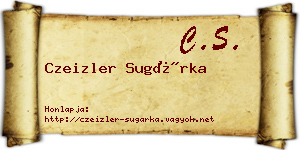 Czeizler Sugárka névjegykártya